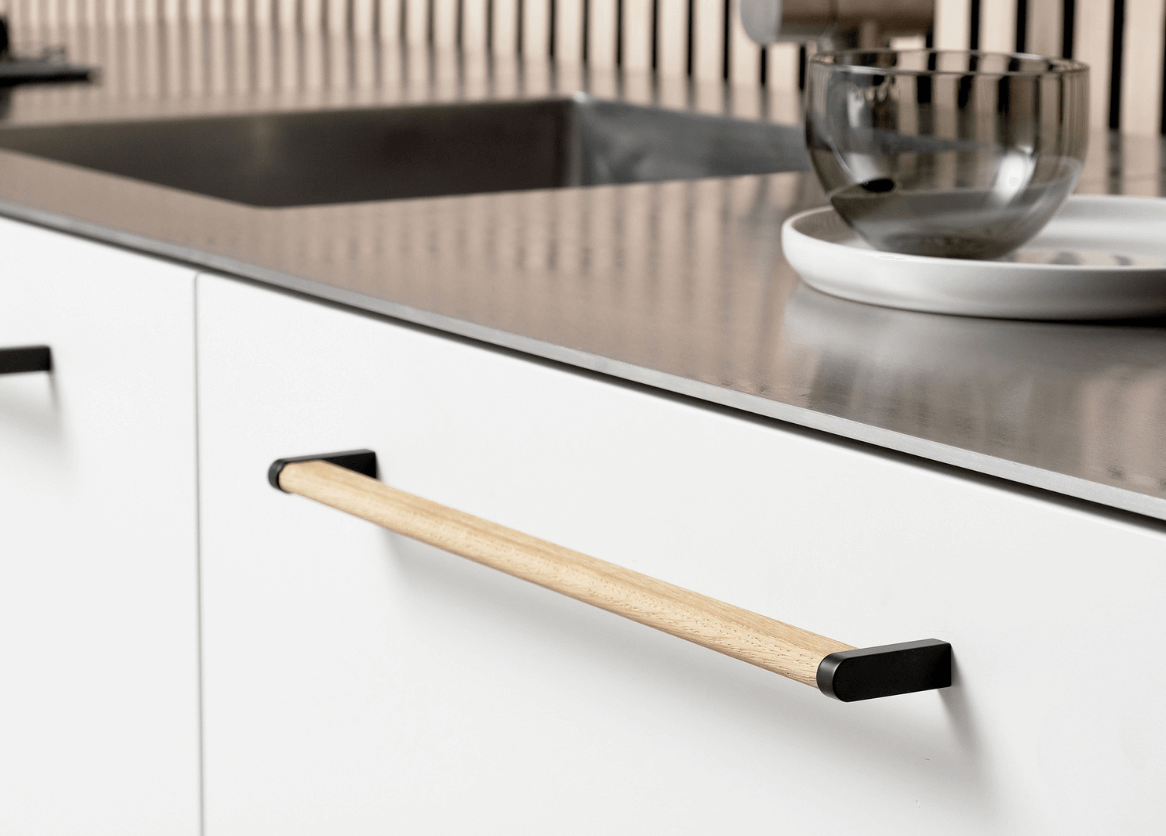 Hout/metallic