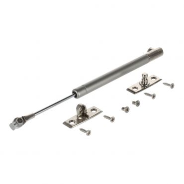 Gasveer – Zilver – 244mm - Voor Deurhoogte 290-500mm - Voor neergaande kleppen