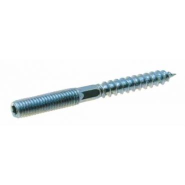 Stokschroef - Verzinkt - M8x80mm - Torx 25 met buitenzeskant