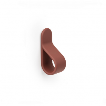 Meubelknop gebogen - 22x63x29mm - Rood