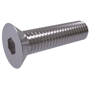 Inbusbout M8x60mm - RVS 316 - DIN 7991 - Per stuk