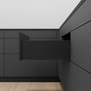 Blum Legrabox lade - Hoogte C (193mm) - 400mm - 40kg - Carbonzwart