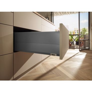 Blum Merivobox lade met Boxcap - Hoogte E (209mm) - 600mm - 70kg - Oriongrijs