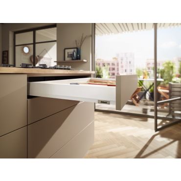 Blum Merivobox lade - Hoogte N (85,5mm) - 500mm - 40kg - Zijdewit