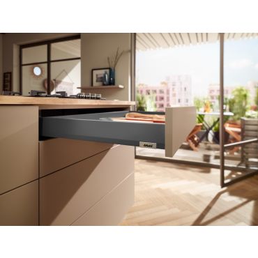 Blum Merivobox lade - Hoogte N (85,5mm) - 400mm - 40kg - Oriongrijs