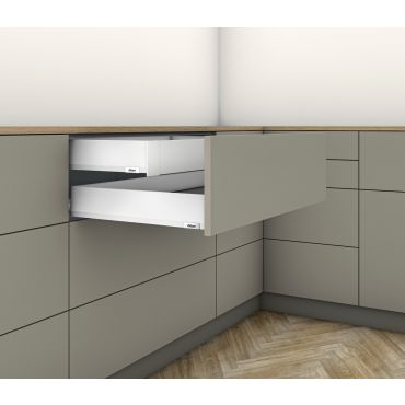 Blum Merivobox binnenlade - Hoogte M (106mm) - 500mm - 70kg - Zijdewit