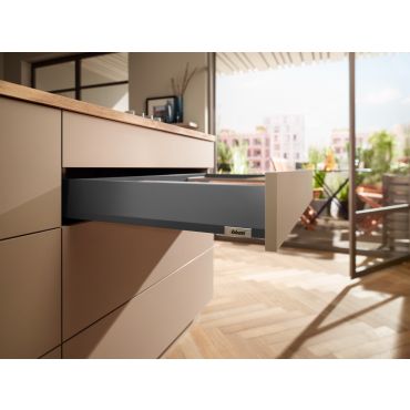 Blum Merivobox lade - Hoogte M (108mm) - 600mm - 70kg - Oriongrijs