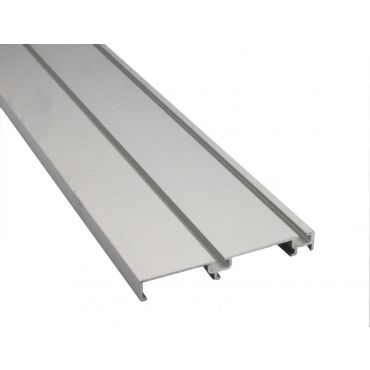 Schuifdeur onderrail dubbel 4.9 meter Aluminium