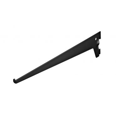 Schapdrager - 250mm - Enkele wandrail - Zwart