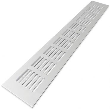 Ventilatierooster inbouw - 500x60mm - Aluminium