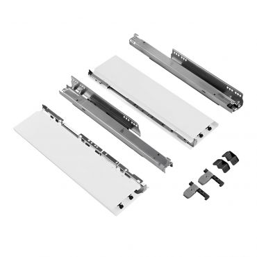 Hettich AvanTech You zelfbouwlade - Hoogte 251mm - Lengte 350mm - Draagvermogen 40kg - Wit